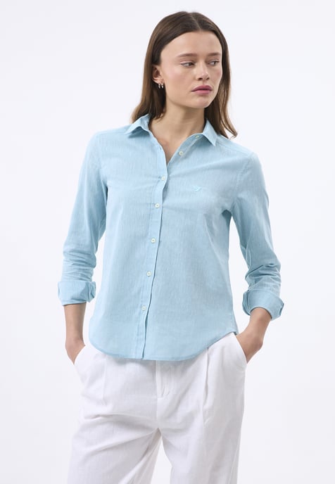 Shirt Linen Blended Shirt - Image 1