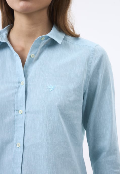 Shirt Linen Blended Shirt - Image 3