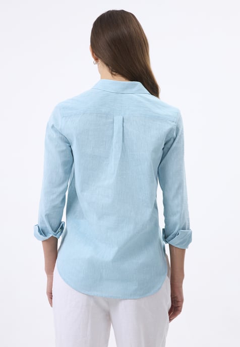 Shirt Linen Blended Shirt - Image 4