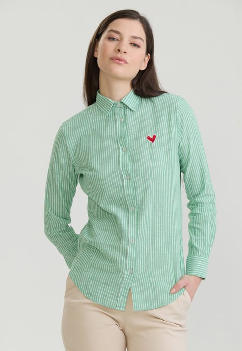 Shirt Striped Long Sleeve Shirt - Image 1