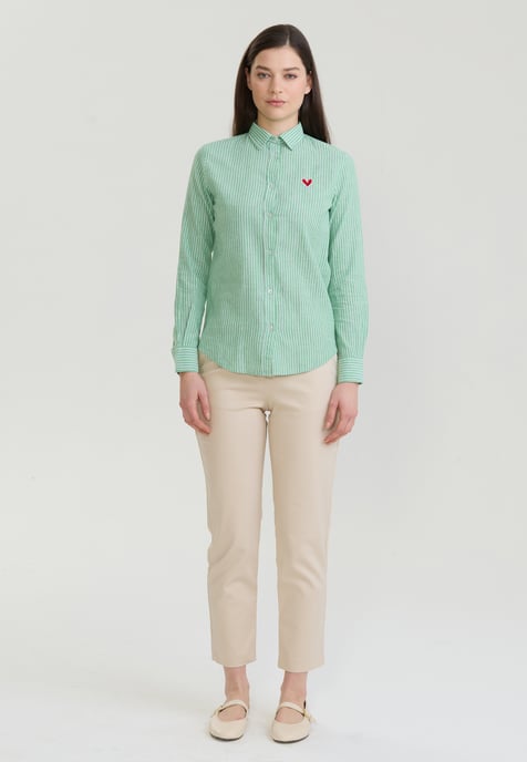 Shirt Striped Long Sleeve Shirt - Image 2