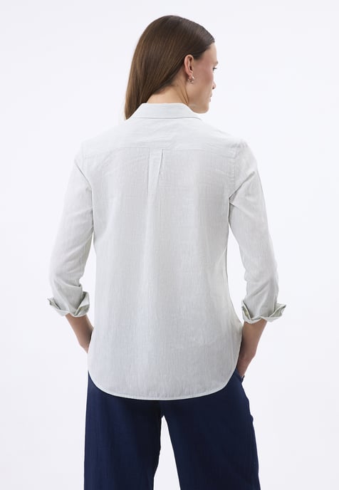 Shirt Linen Blended Shirt - Image 4