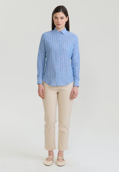 Shirt Striped Long Sleeve Shirt - Image 2