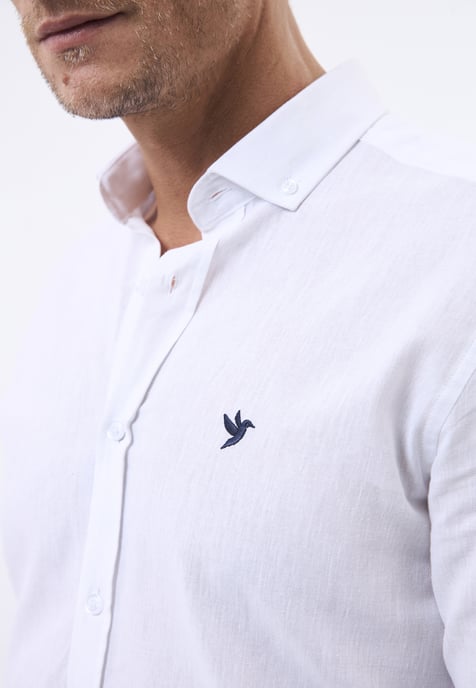 Shirt Linen Blend Shirt - Image 3