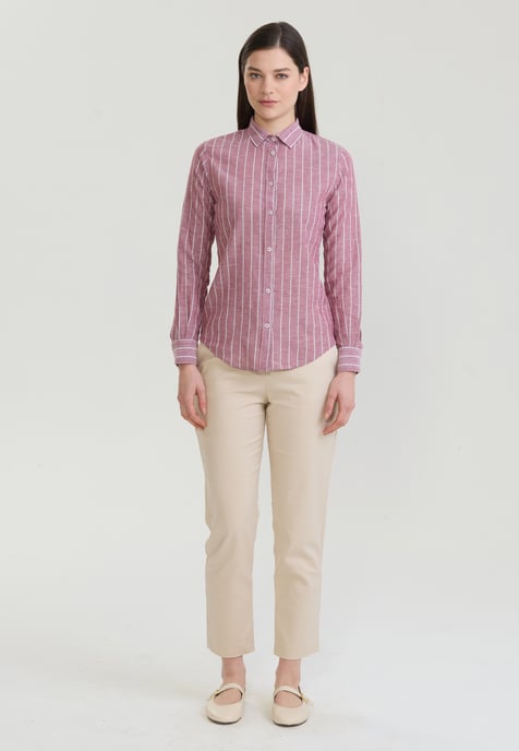 Shirt Striped Long Sleeve Shirt - Image 2