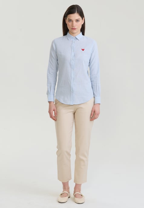 Shirt Striped Long Sleeve Shirt - Image 2