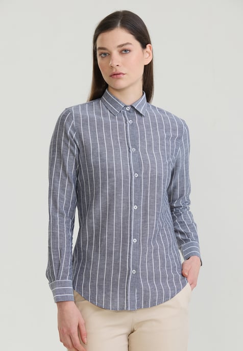 Shirt Striped Long Sleeve Shirt - Image 1