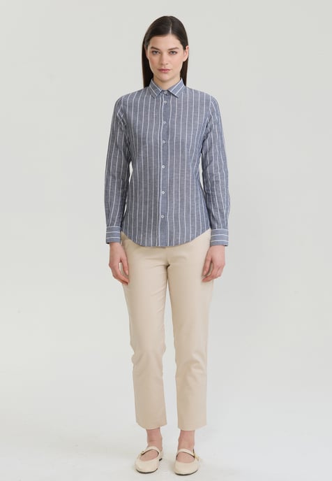 Shirt Striped Long Sleeve Shirt - Image 2