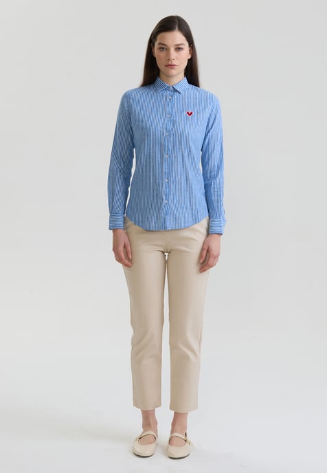 Shirt Striped Long Sleeve Shirt - Image 2