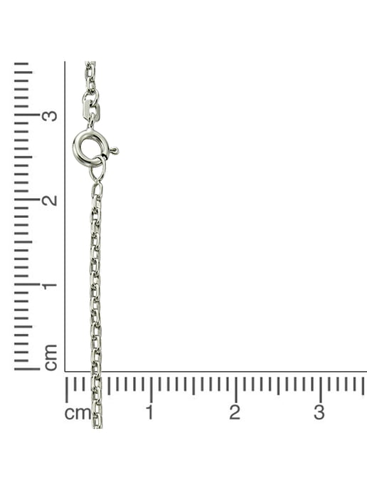 Zeeme Basic Necklace 925 silver anchor chain 45cm - Image 3