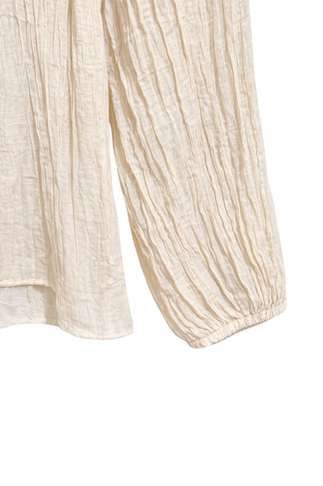 Crew Neck Blus med Knutdetalj - Image 3