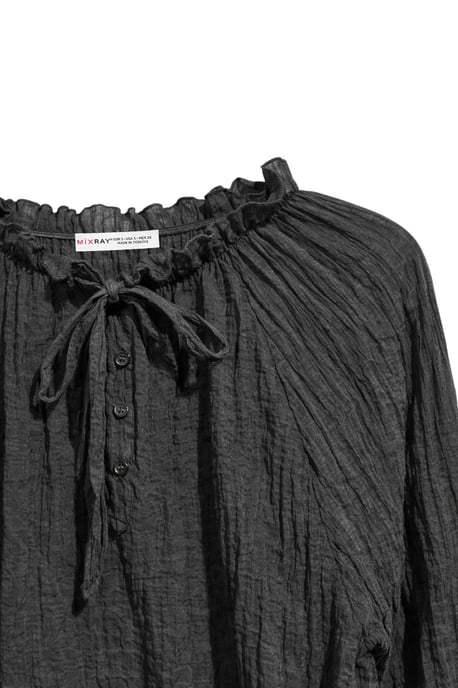 Crew Neck Blus med Knutdetalj - Image 2