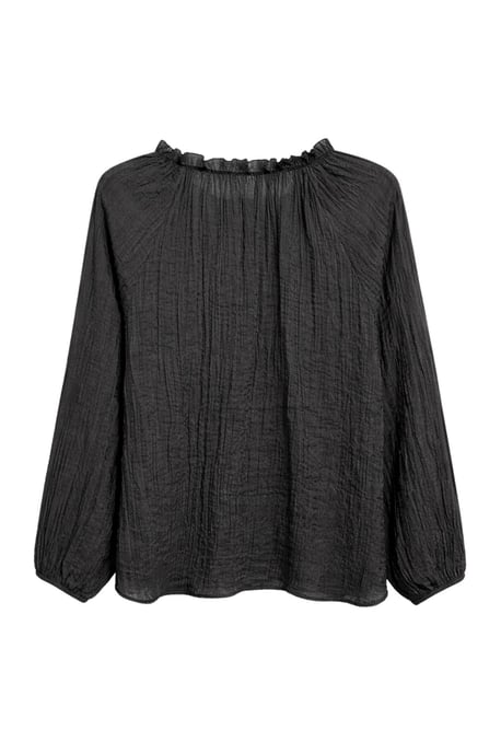 Crew Neck Blus med Knutdetalj - Image 3