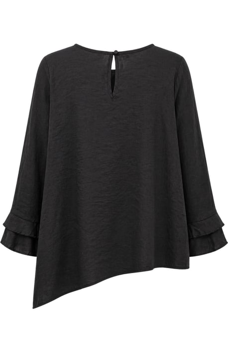 Fröbelige Lange Mouwen Crew Neck Blouse - Image 3