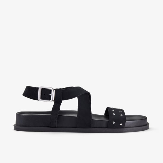 Zarlea Strap Black Sandals - Image 1
