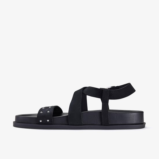 Zarlea Strap Black Sandals - Image 2