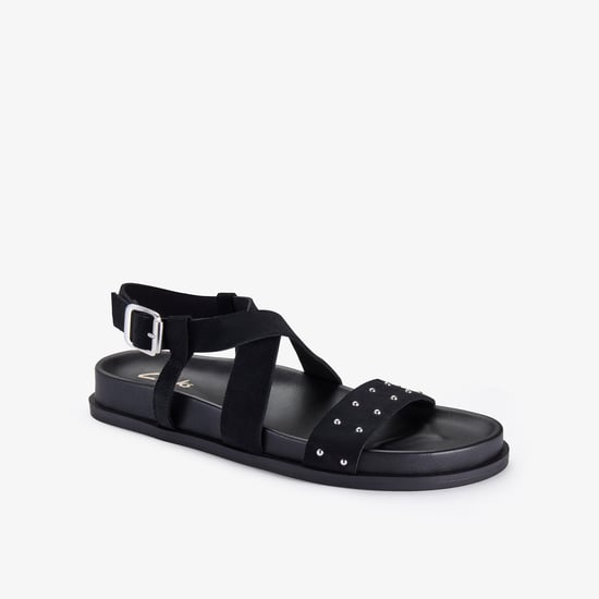 Zarlea Strap Black Sandals - Image 4