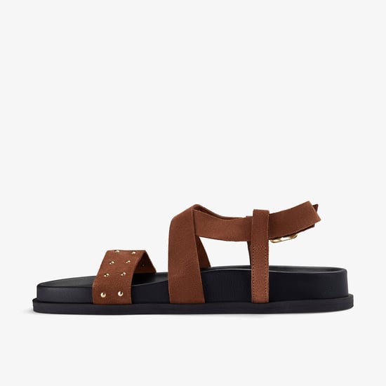 Zarlea Strap Tan Sandals - Image 2