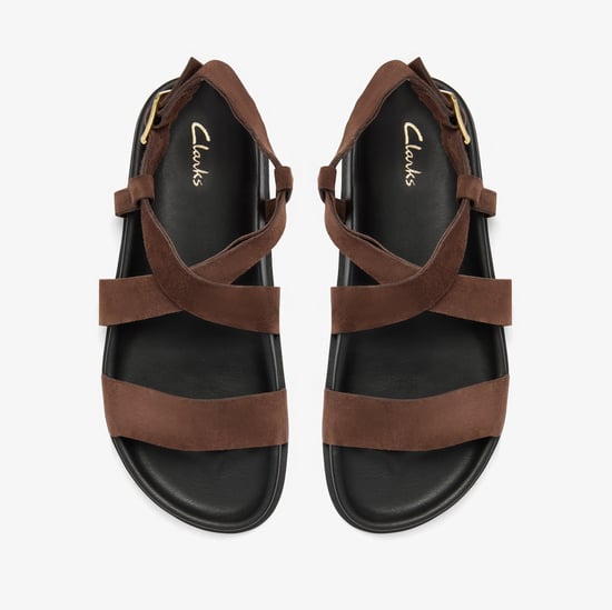 Zarlea Strap Brown Sde Sandals - Image 6
