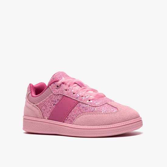 CypressLace O. Pink Sparkle Trainers - Image 4