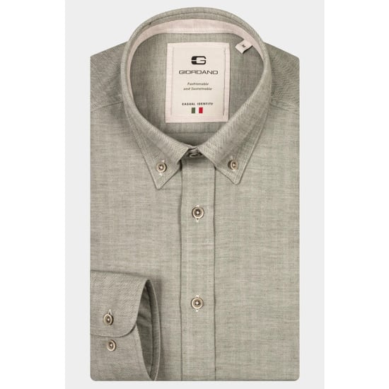 Giordano Casual hemd lange mouw loreto, ls cutaway melange h 7834/71 - Image 2