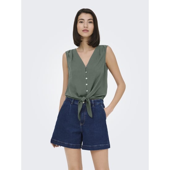 Jacqueline de Yong violet life s/l knot top wvn noo 15296987 laurel wreath - Image 4