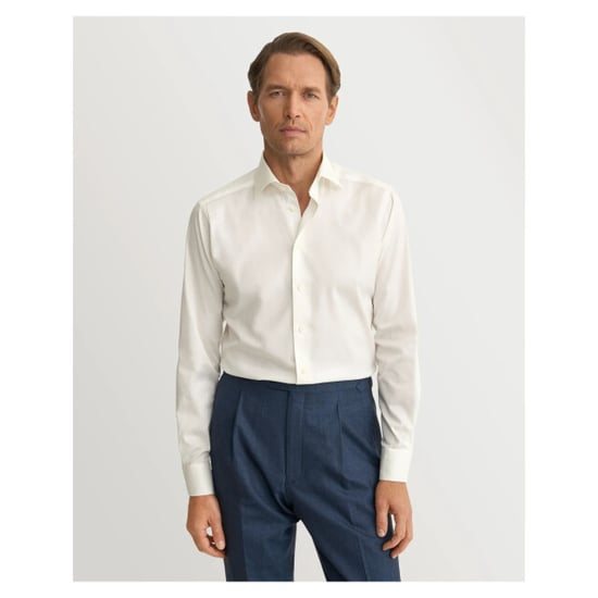 Eton Solid signature twill shirt lange mouw overhemden 100012342 - Image 3