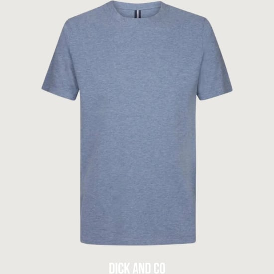 Profuomo Ppxt10004i t-shirt crew neck ss mid blue - Image 1