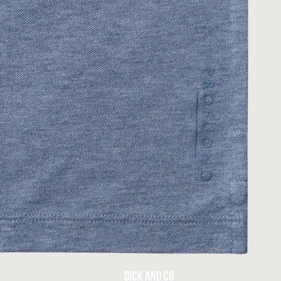 Profuomo Ppxt10004i t-shirt crew neck ss mid blue - Image 2
