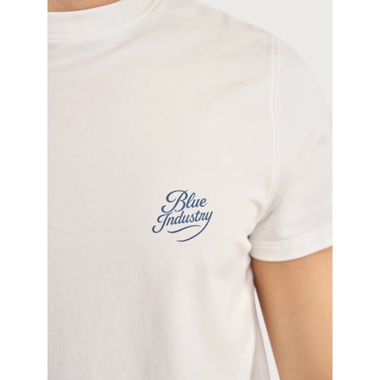 Blue Industry Het backprint t-shirt | - Image 3