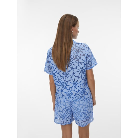 Vero Moda Vmmikka lace ss shirt wvn ga dessin - Image 5