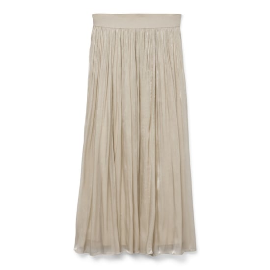 Vero Moda Vmvips nw ankle skirt wvn ce ga beige - Image 1