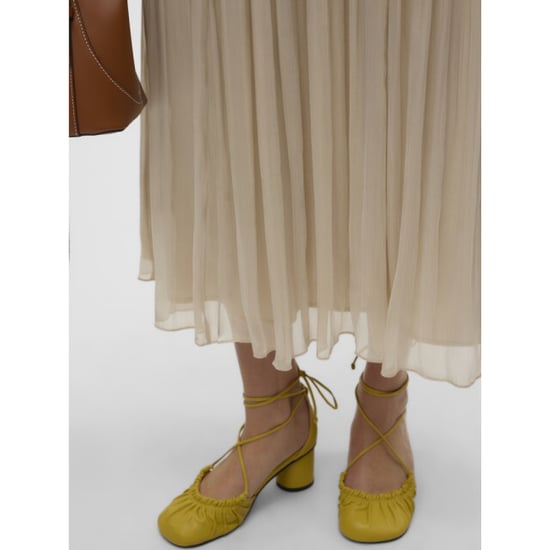 Vero Moda Vmvips nw ankle skirt wvn ce ga beige - Image 2