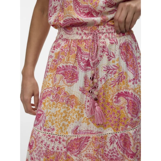 Vero Moda Vmnina hw maxi lurex skirt exp dessin - Image 4