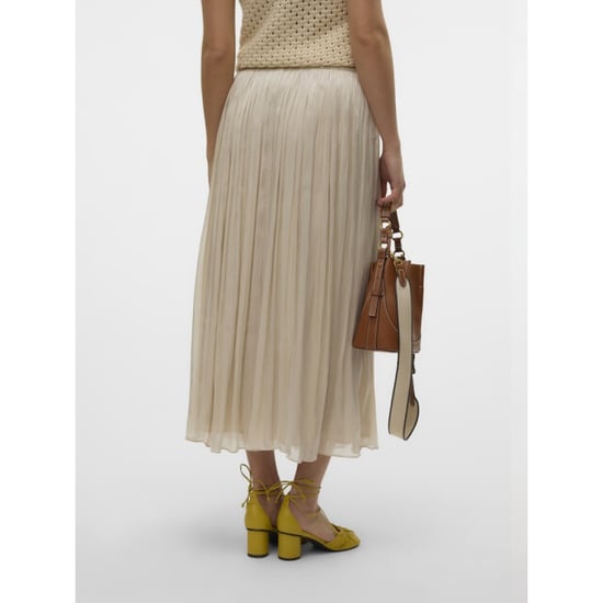 Vero Moda Vmvips nw ankle skirt wvn ce ga beige - Image 3