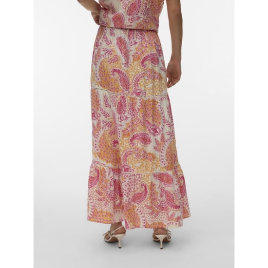 Vero Moda Vmnina hw maxi lurex skirt exp dessin - Image 5