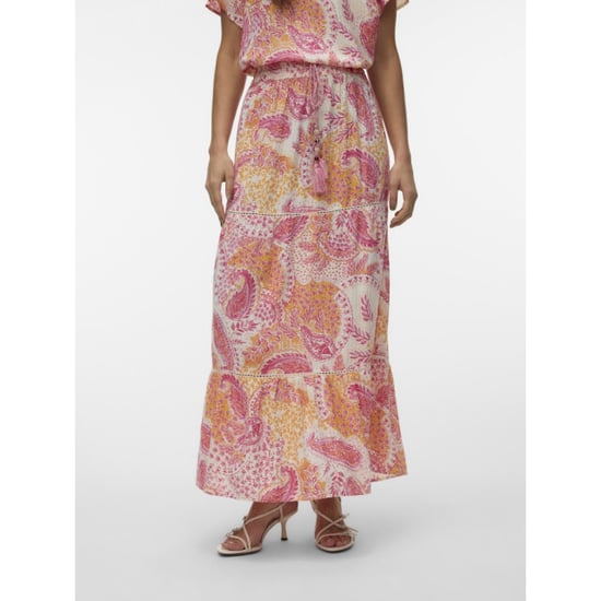 Vero Moda Vmnina hw maxi lurex skirt exp dessin - Image 6