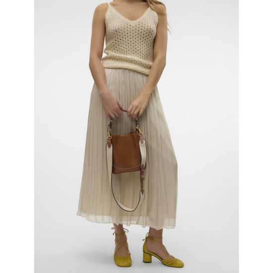 Vero Moda Vmvips nw ankle skirt wvn ce ga beige - Image 5