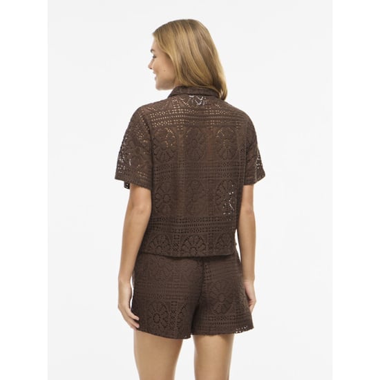 Vila vimerinda 2/4 shirt/vol/2 14114089 slate black - Image 3