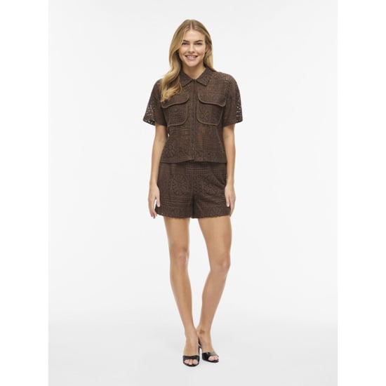 Vila vimerinda 2/4 shirt/vol/2 14114089 slate black - Image 6
