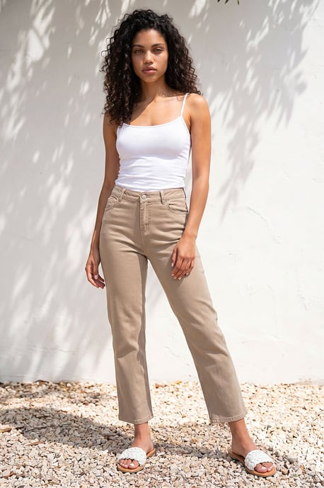 Petite Stretch Straight Leg Jeans - Image 1