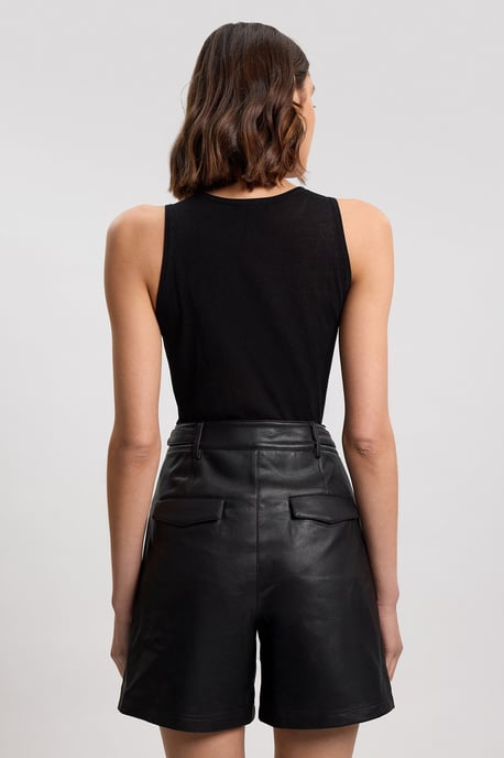 Faux Leather City Short - Image 3