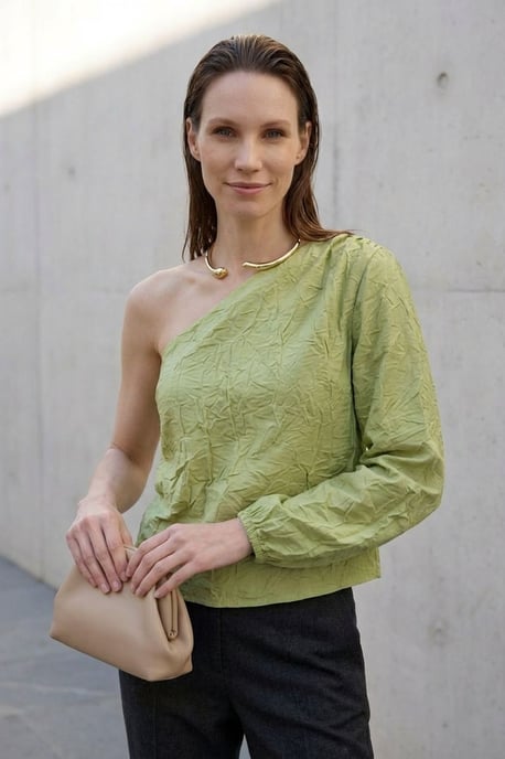 Schoudervrije Cut Out Blouse - Image 3