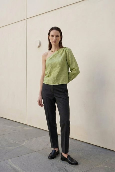 Schoudervrije Cut Out Blouse - Image 6