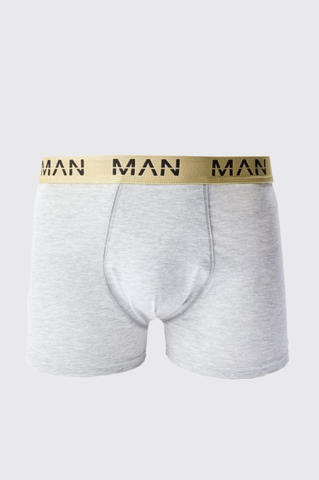 5 Pack Man Dash Gold Waistband Boxers - Image 2
