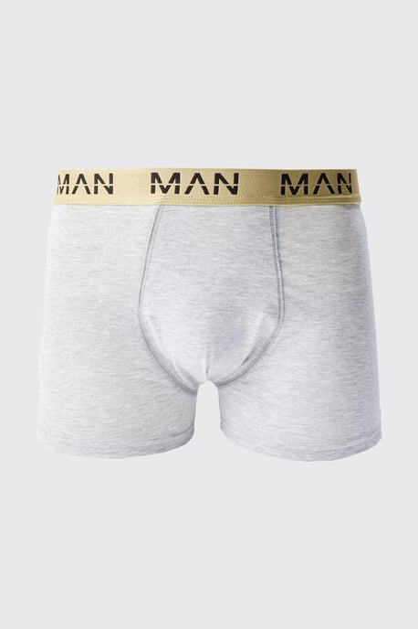 5 Pack Man Dash Gold Waistband Boxers - Image 3