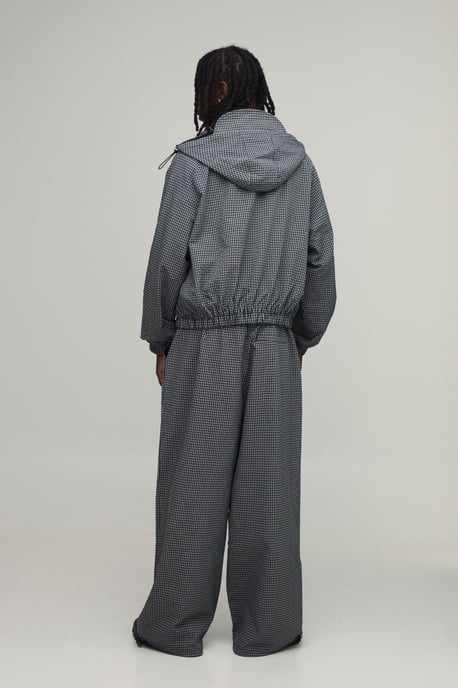 Extreme Parachute Check NylonTrouser - Image 2