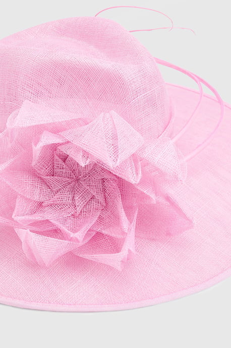 Lisa Tan Origami Flower Fedora Hat - Image 5