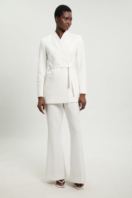 Compact Stretch Tailored Straight Leg Trouser - Image 1