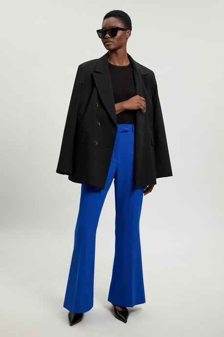 Compact Stretch Tailored Straight Leg Trouser - Image 1
